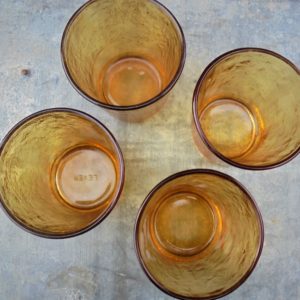 Verres ambre granité LEVER