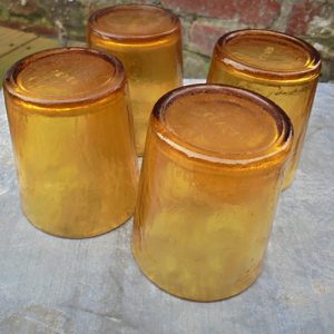 Verres ambre granité LEVER