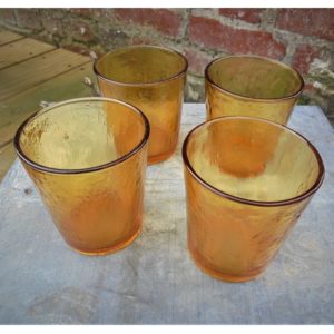 Verres ambre granité LEVER