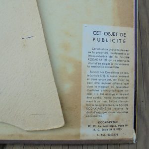 Carton publicitaire KODAK