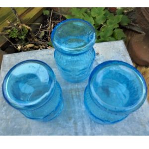 Verres ITALY couleur bleue