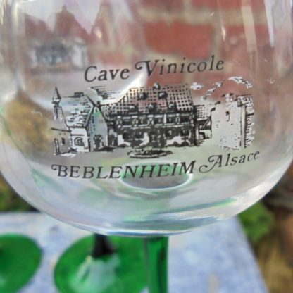 Verres Vin d'Alsace BEBLENHEIM