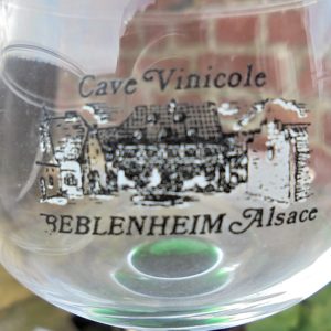 Verres Vin d'Alsace BEBLENHEIM