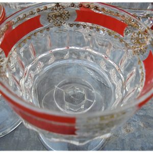 Carafe liqueur et verres ITALY vintage