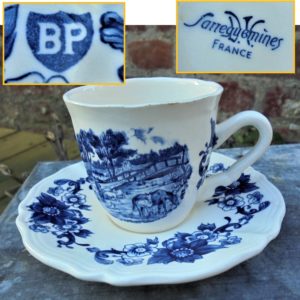 Tasse à café SARREGUEMINES BP