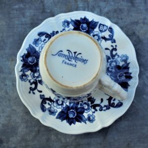 Tasse à café SARREGUEMINES BP