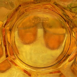 6 verres VERECO ambre