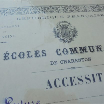 Accessit de 1885