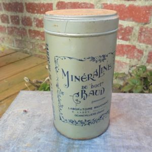 BOITE tôle Minéraline du Dr C. BAUD