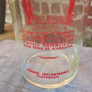 Bouteille de pétrole