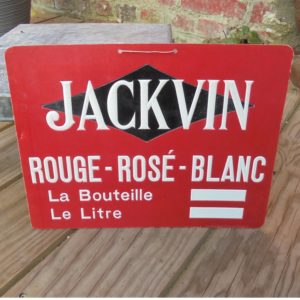 Carton publicitaire JACKVIN