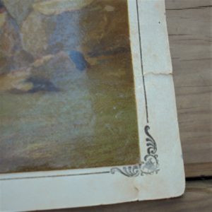 Ancien Chromo scène enfantine