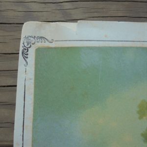 Ancien Chromo scène enfantine