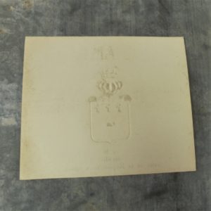Etiquette blason FINE CHAMPAGNE