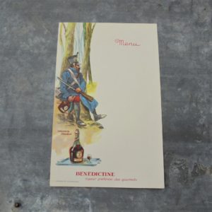 2 Menus BENEDICTINE