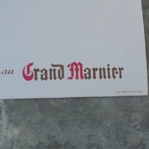 Menu GRAND MARNIER