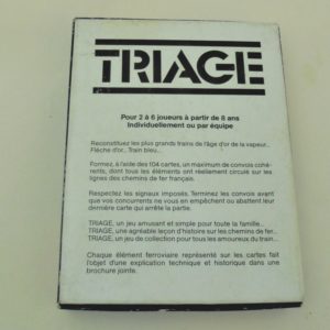 Jeu TRIAGE 70s