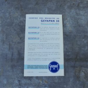Documentation Film GEVAPAN 33