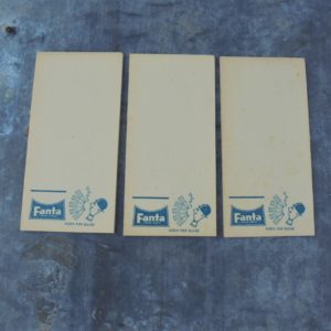 Lot de 3 carnets FANTA
