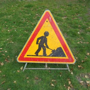 Panneau Travaux