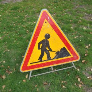 Panneau Travaux