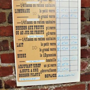 TARIF Boissons PILOTE