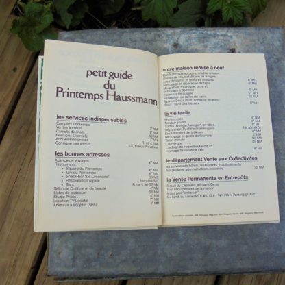 Agenda du PRINTEMPS 1977
