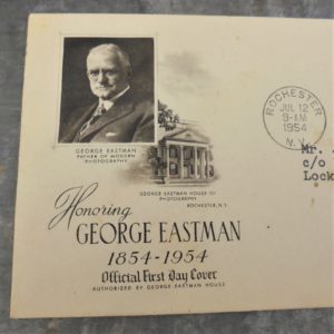 Enveloppe 1er jour G. EASTMAN