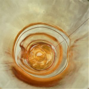6 verres couleur ambre
