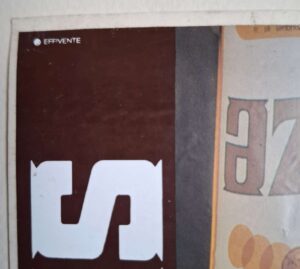 Autocollant SUZE Vintage 70s - Un Goût inimitable. Mention de l'agence EFFIVENTE