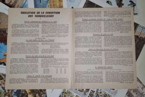Pédagogie Pratique : Documentation historique couleurs 1956 comprenant ses 8 planches couleurs. Photo intérieur avec liste des planches